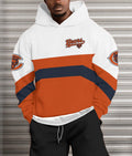 Chicago Bears Printed Hooded Pocket Pullover Hoodie