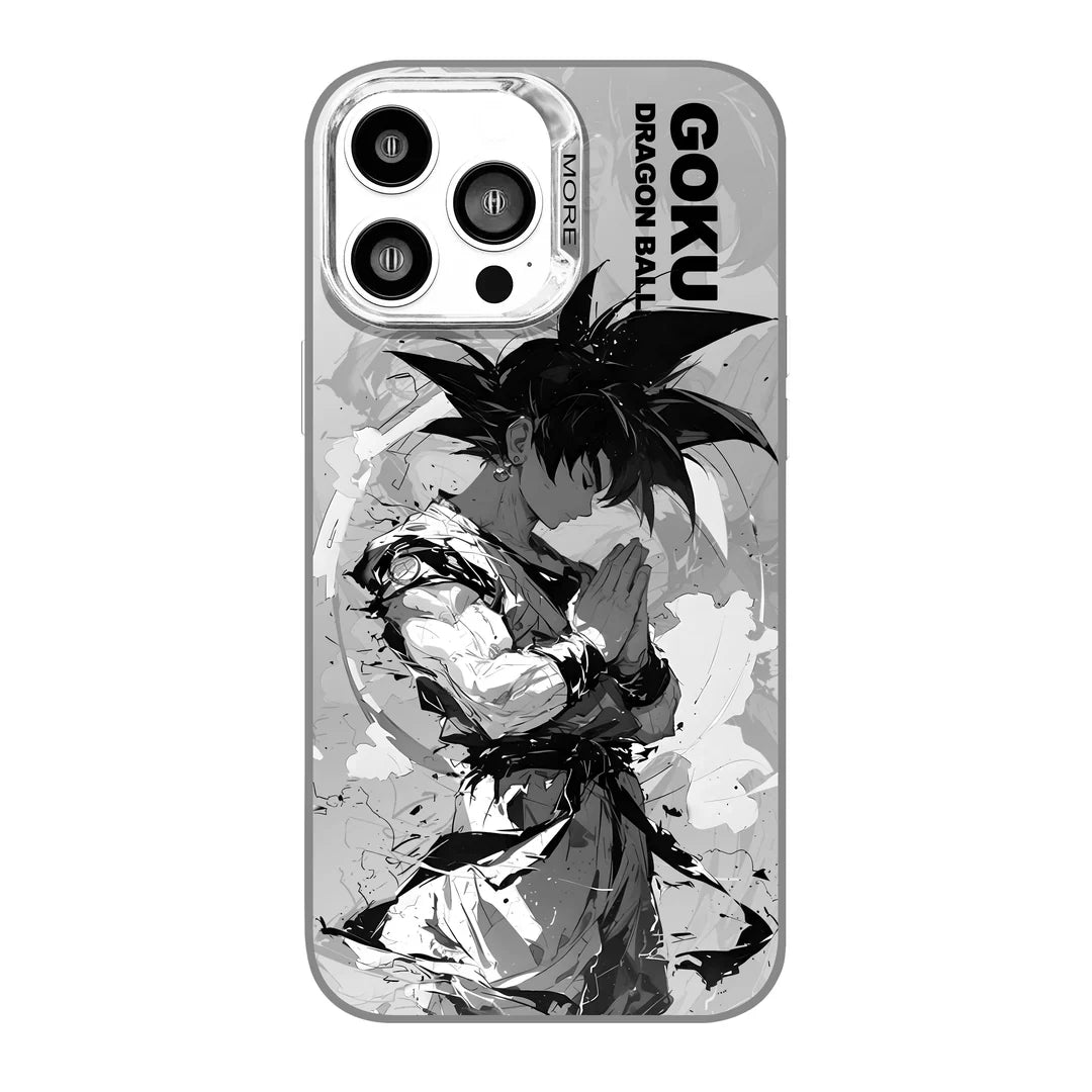 Goku B&W iPhone Case