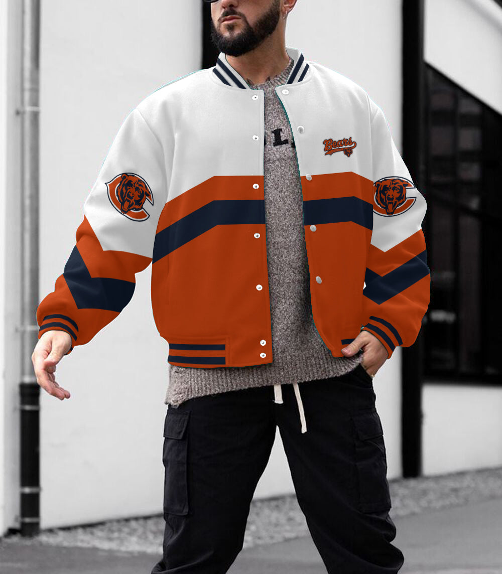 Chicago Bears Men's Limited Edition Full-Snap Casual Jacket