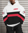 Kansas City Chiefs Printed Hooded Pocket Pullover Hoodie