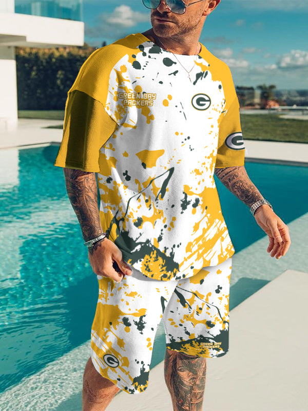 Green Bay Packers Limited Edition Top And Shorts Two-Piece Suits