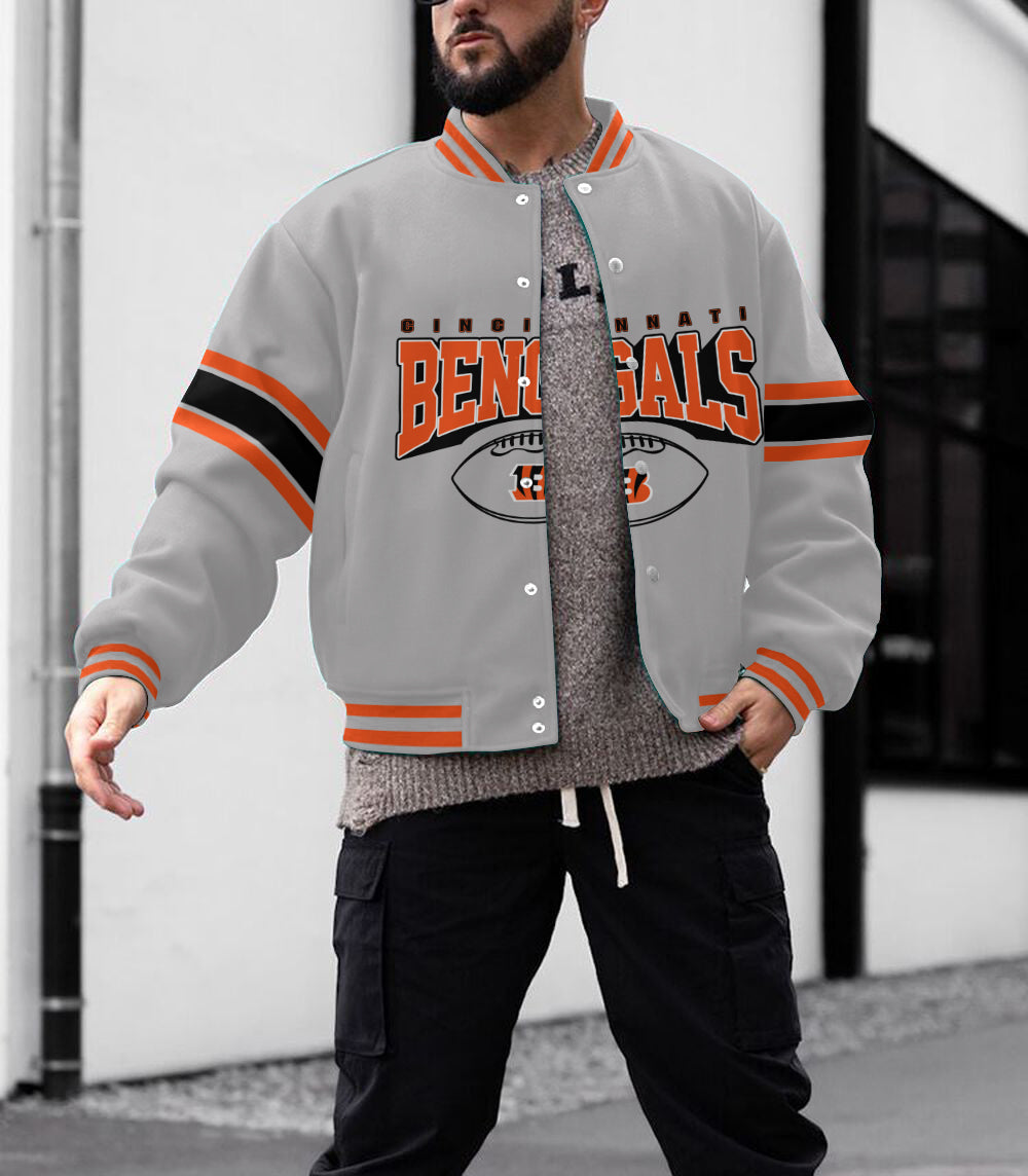 Cincinnati Bengals Men's Limited Edition Full-Snap Casual Jacket