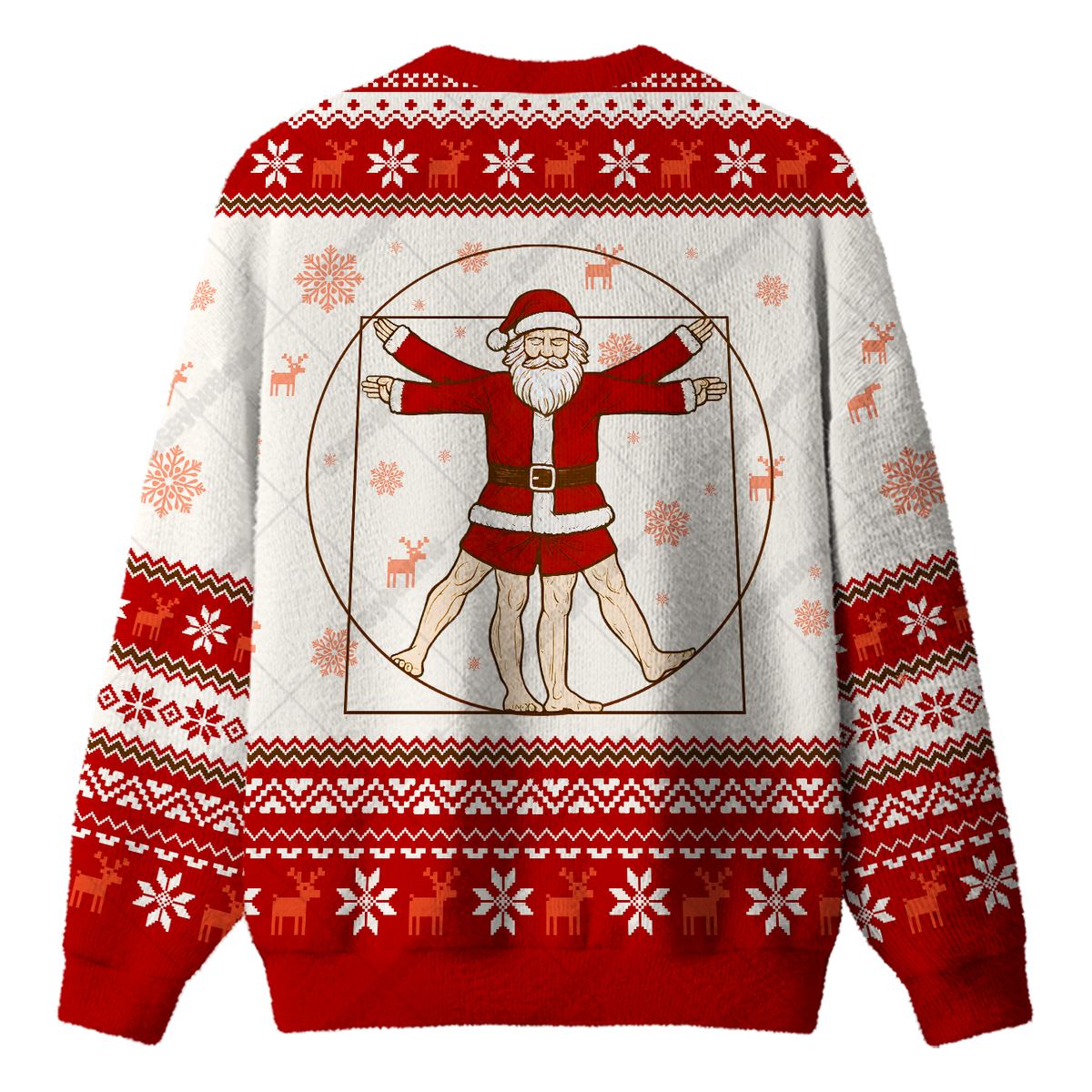 IN SANTA WE TRUST UGLY CHRISTMAS SWEATSHIRT — image 2