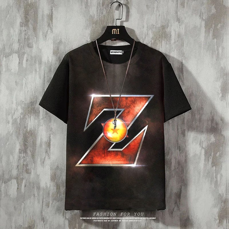 Men's Fashion Print Casual Short Sleeve T-Shirt