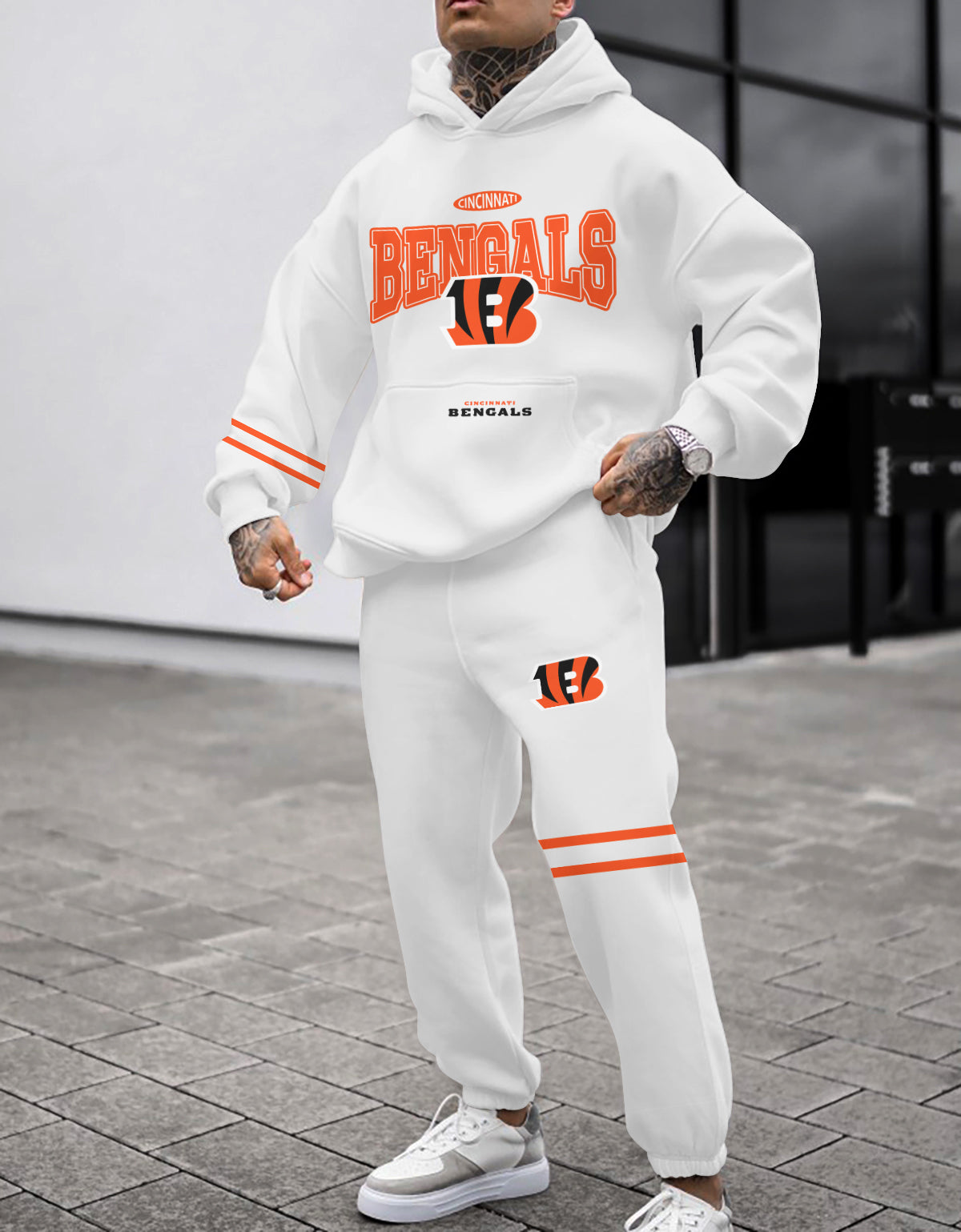 Cincinnati Bengals 3D Printed Pullover Hoodie And Sweatpant 2pcs Tracksuits
