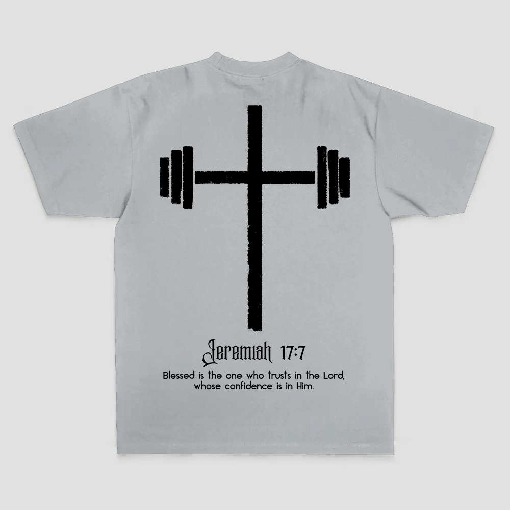 Jeremiah 17:7 Blessed Is The One Who Trusts In The Lord Printed Men's T-shirt