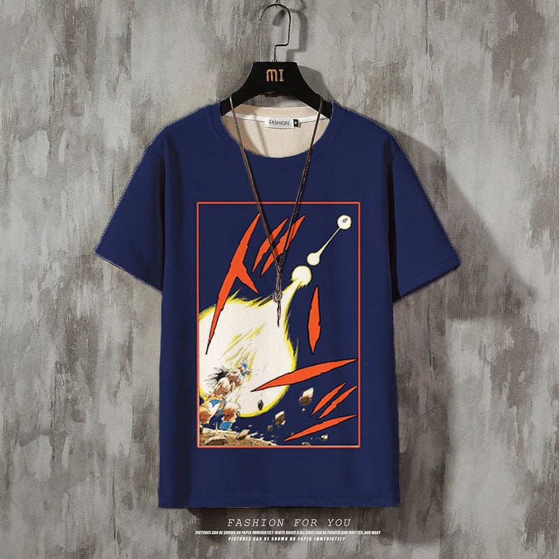 Men's Fashion Print Casual Short Sleeve T-Shirt