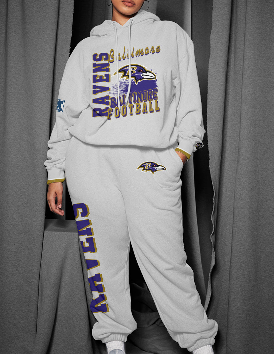Baltimore Ravens 3D Printed Pullover Hoodie And Sweatpant 2pcs Tracksuits