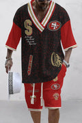 San Francisco 49ers Limited Edition Top And Shorts Two-Piece Suits
