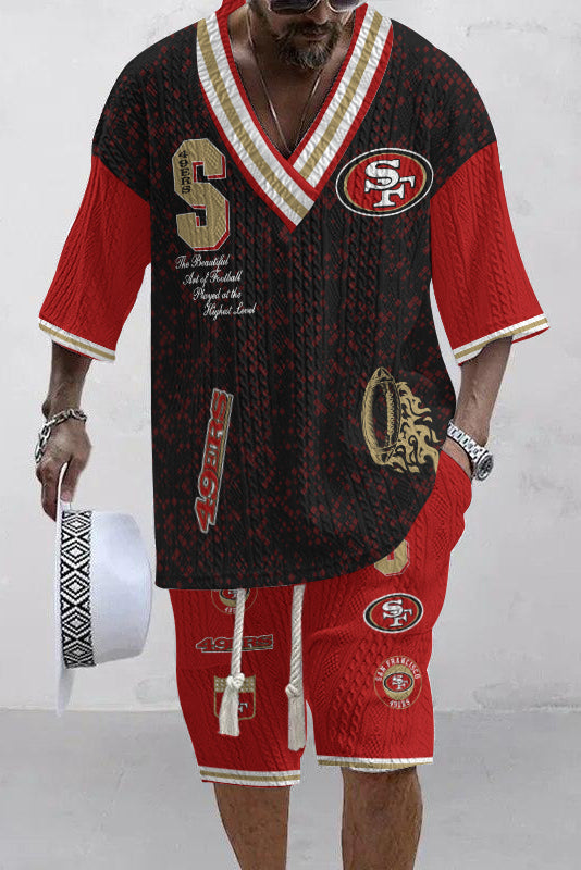 San Francisco 49ers Limited Edition Top And Shorts Two-Piece Suits