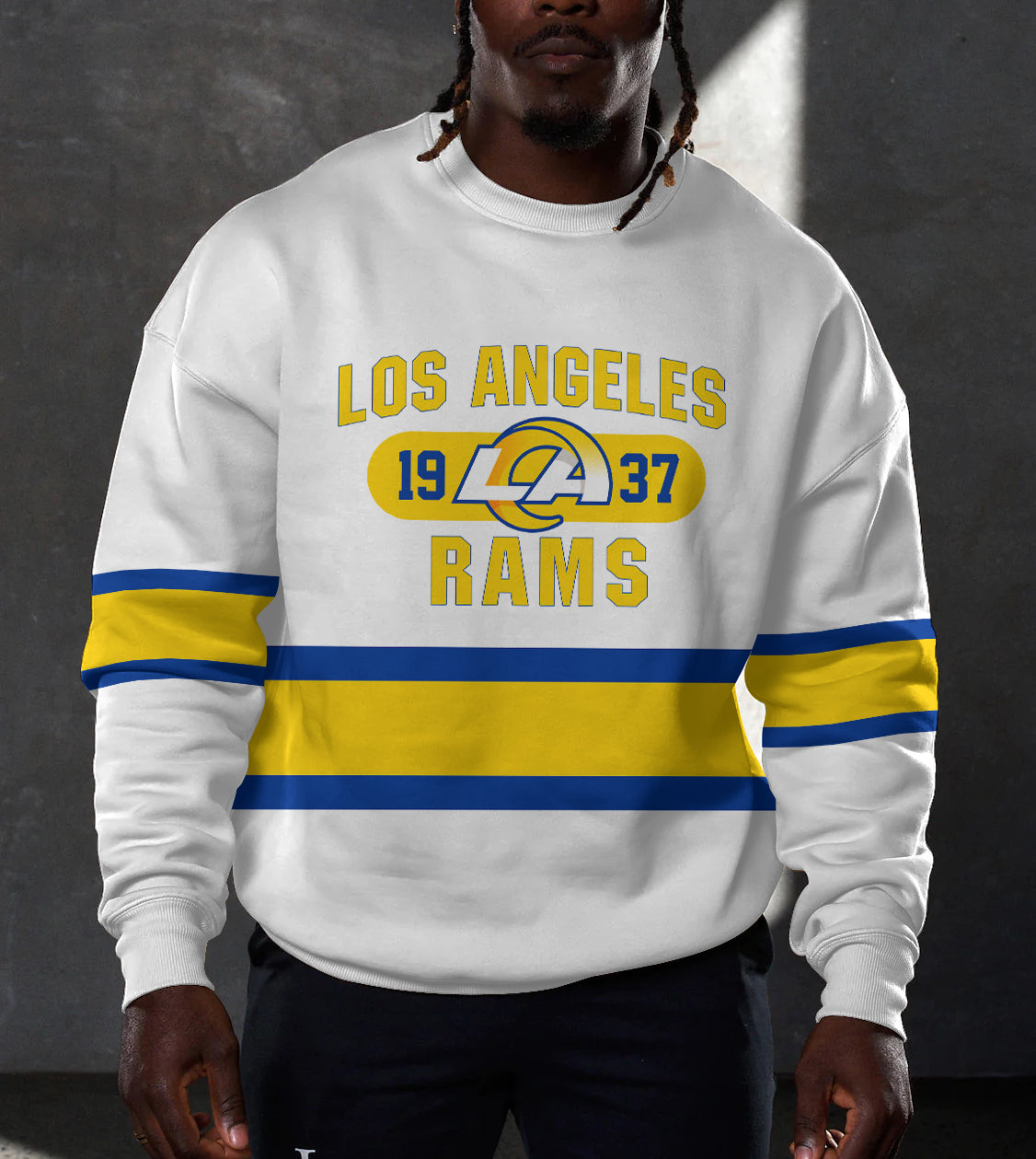 Los Angeles Rams 3D Limited Edition Crew Neck sweatshirt