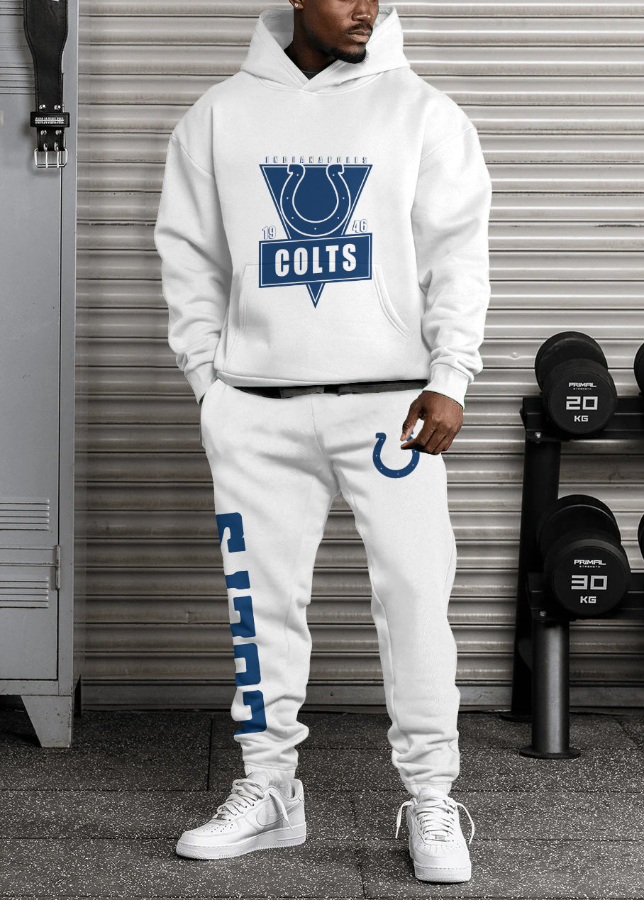 Indianapolis Colts  3D Printed Pullover Hoodie And Sweatpant 2pcs Tracksuits
