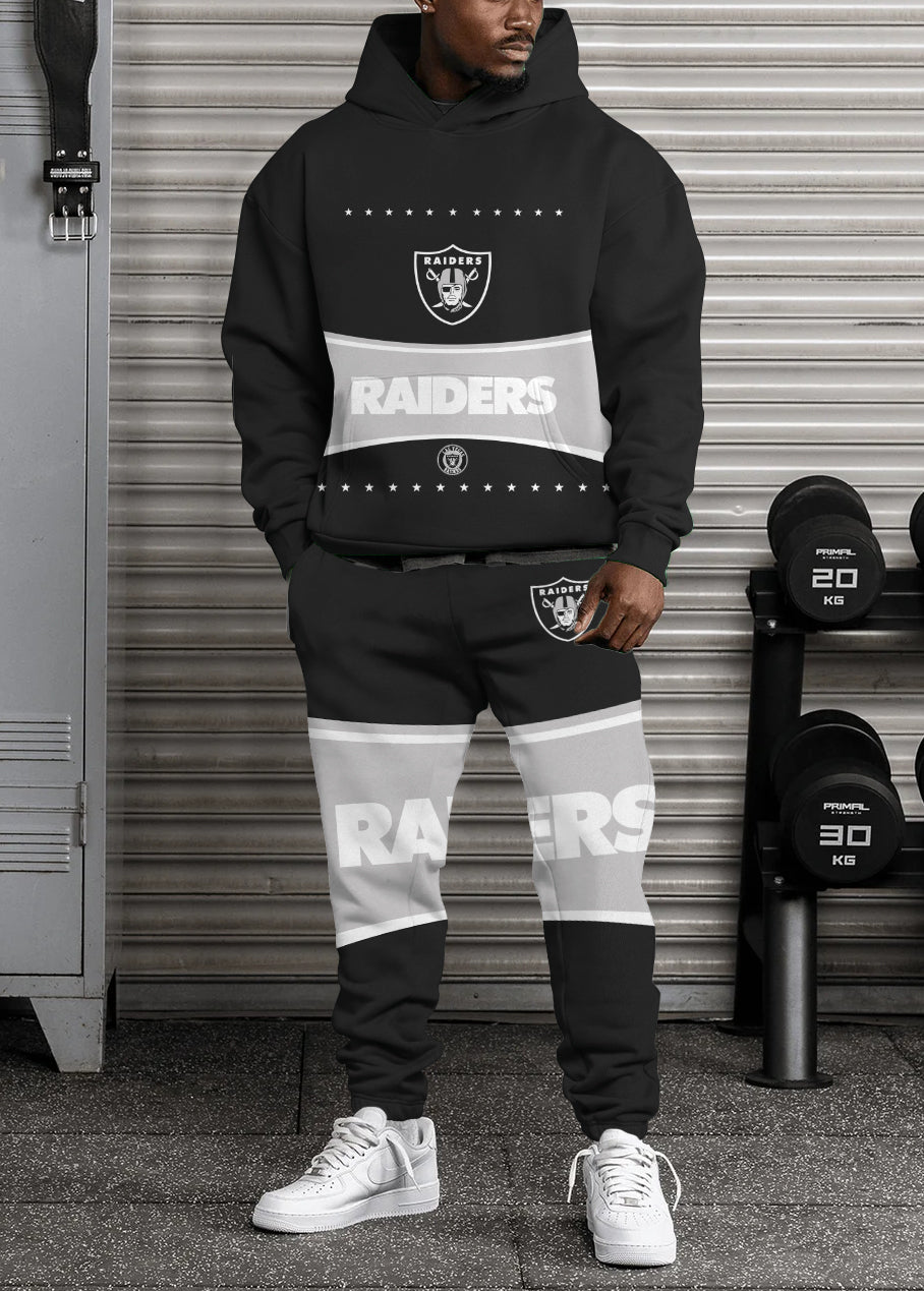 Las Vegas Raiders 3D Printed Pullover Hoodie And Sweatpant 2pcs Tracksuits