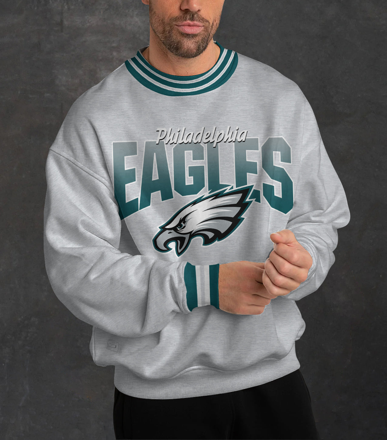 Philadelphia Eagles 3D Limited Edition Crew Neck sweatshirt
