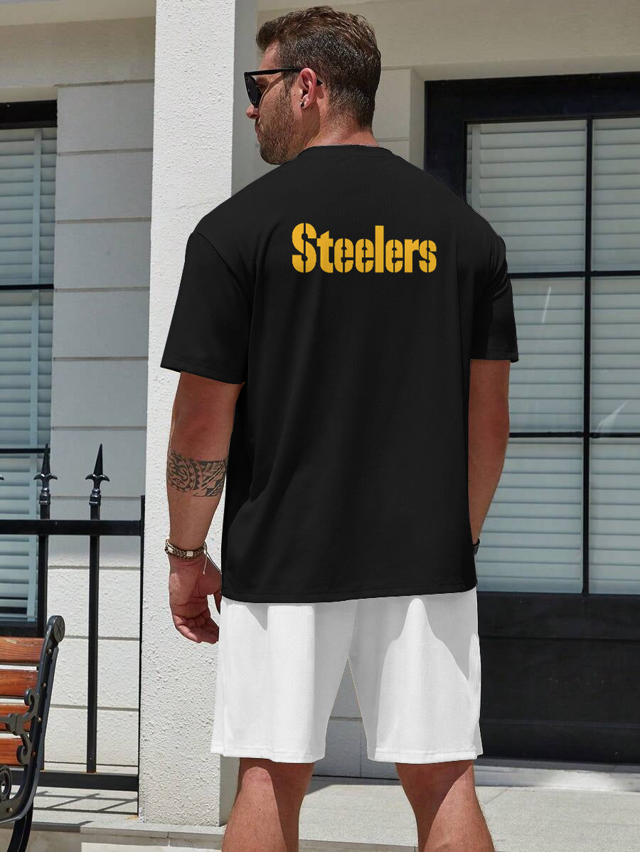 Pittsburgh Steelers  Limited Edition Top And Shorts Two-Piece Suits