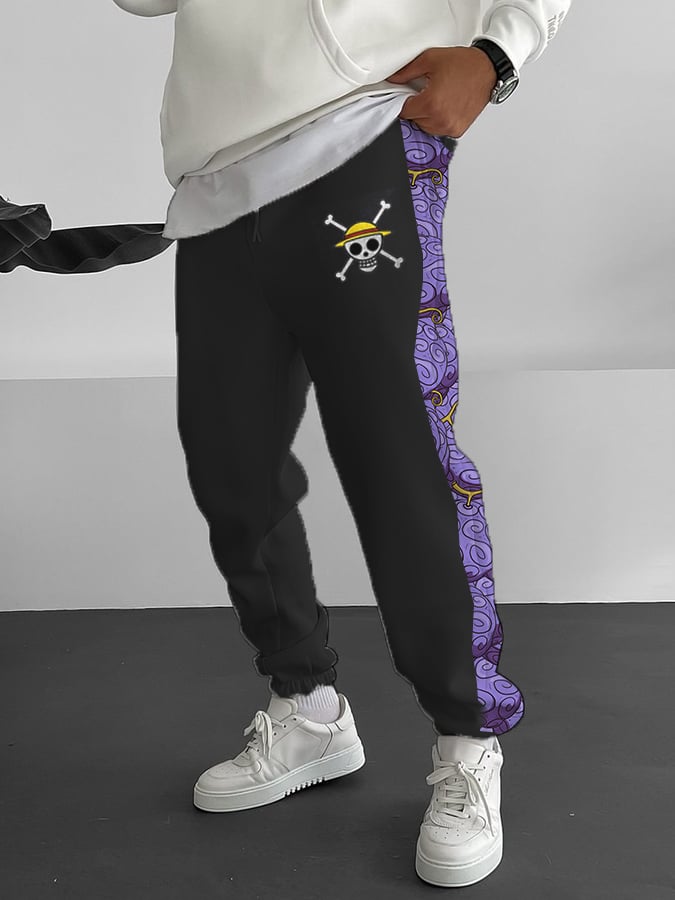 Men's Fashion   Tight Waist Tie-Up Trousers