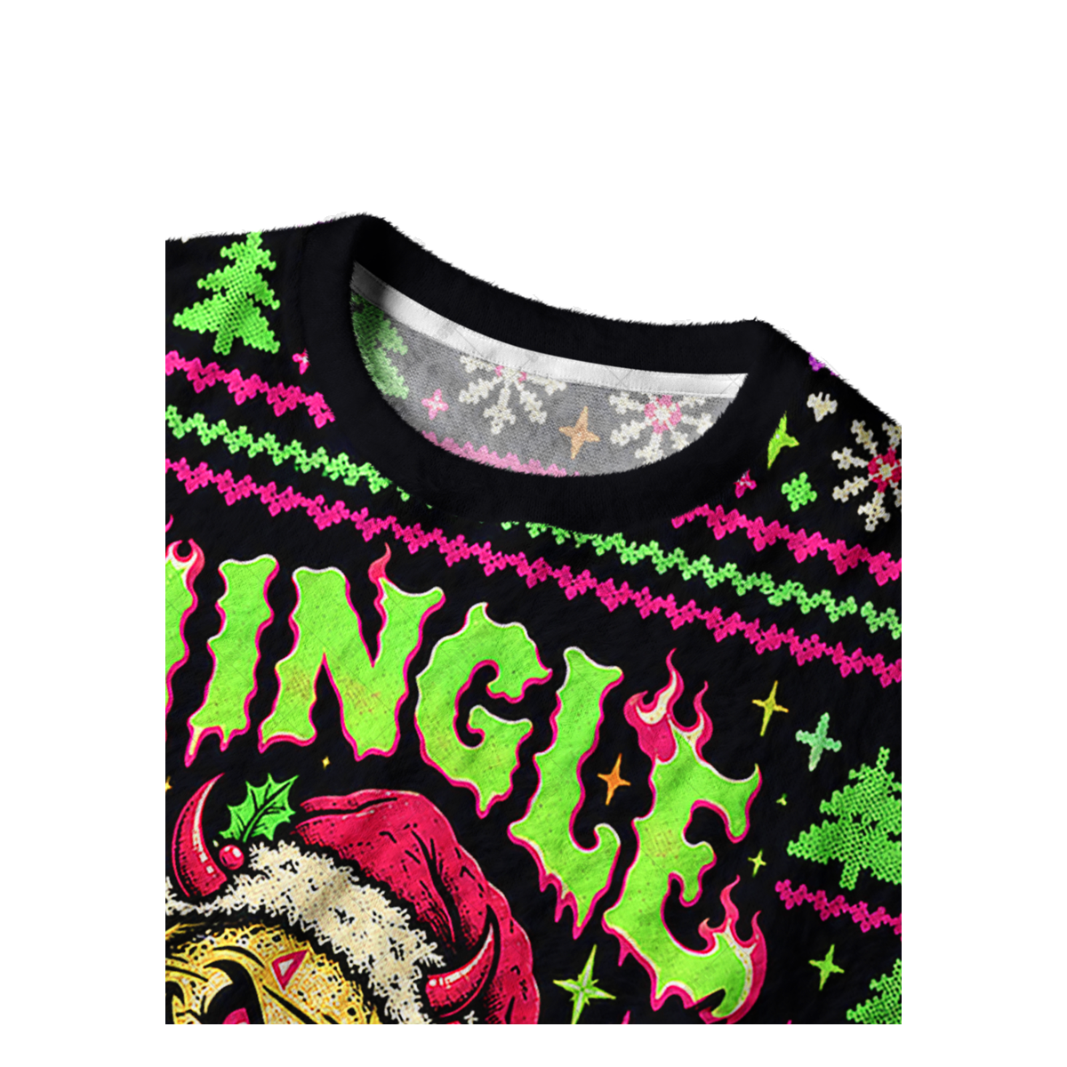 JINGLE HELL UGLY CHRISTMAS SWEATSHIRT — image 3