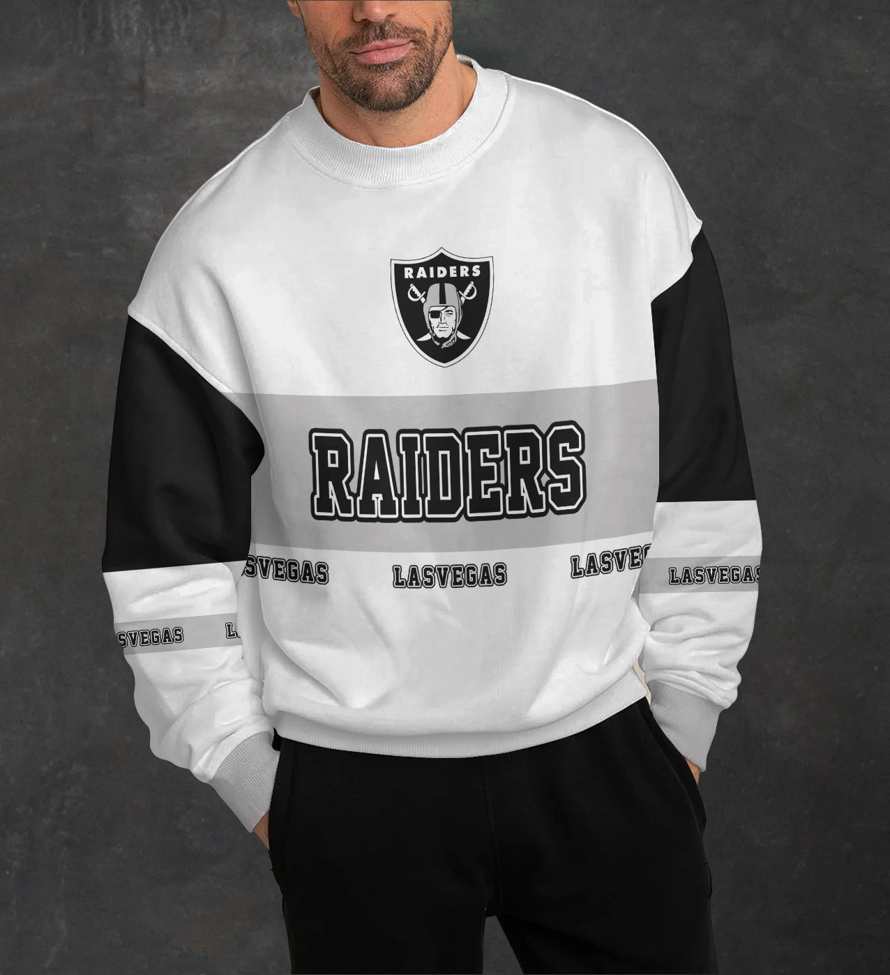 Las Vegas Raiders 3D Limited Edition Crew Neck sweatshirt