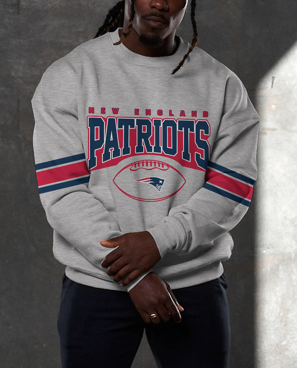 New England Patriots 3D Limited Edition Crew Neck sweatshirt