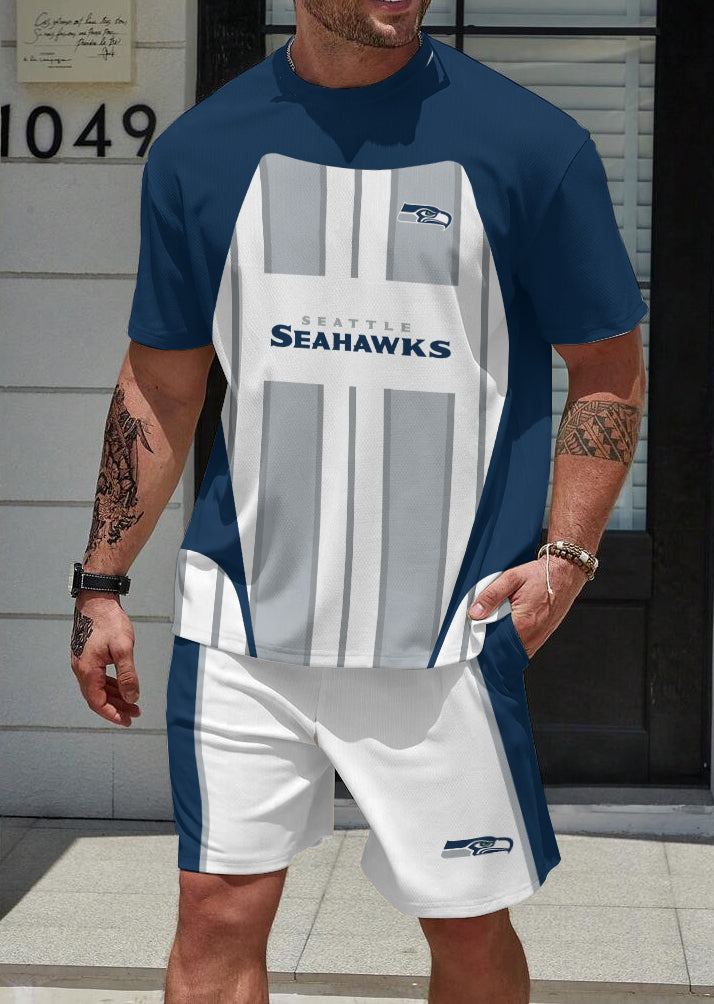 Seattle Seahawks  Limited Edition Top And Shorts Two-Piece Suits