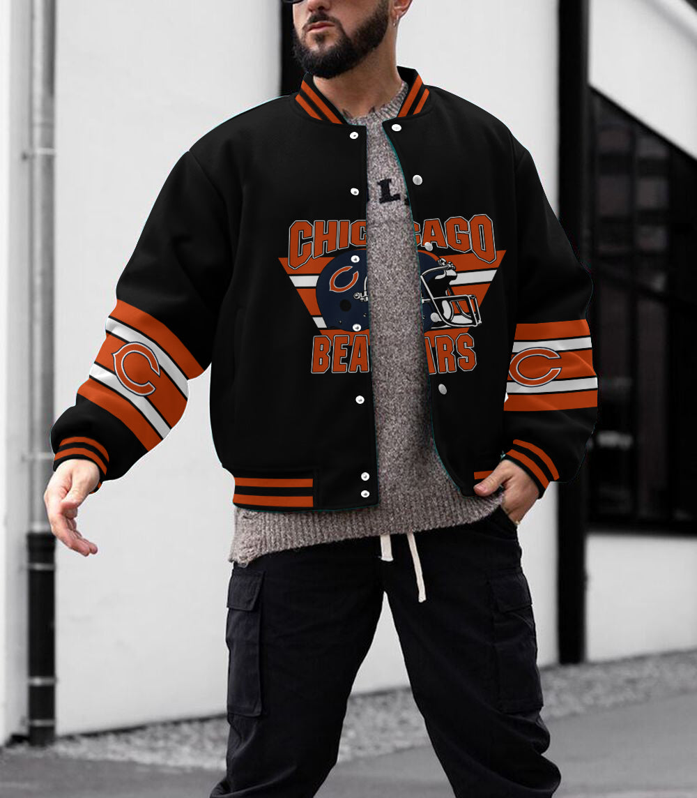 Chicago Bears  Men's Limited Edition Full-Snap Casual Jacket