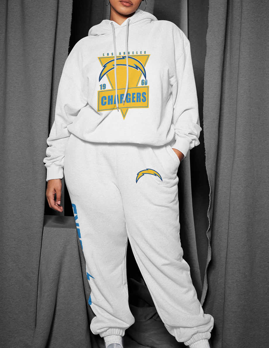 Los Angeles Chargers  3D Printed Pullover Hoodie And Sweatpant 2pcs Tracksuits