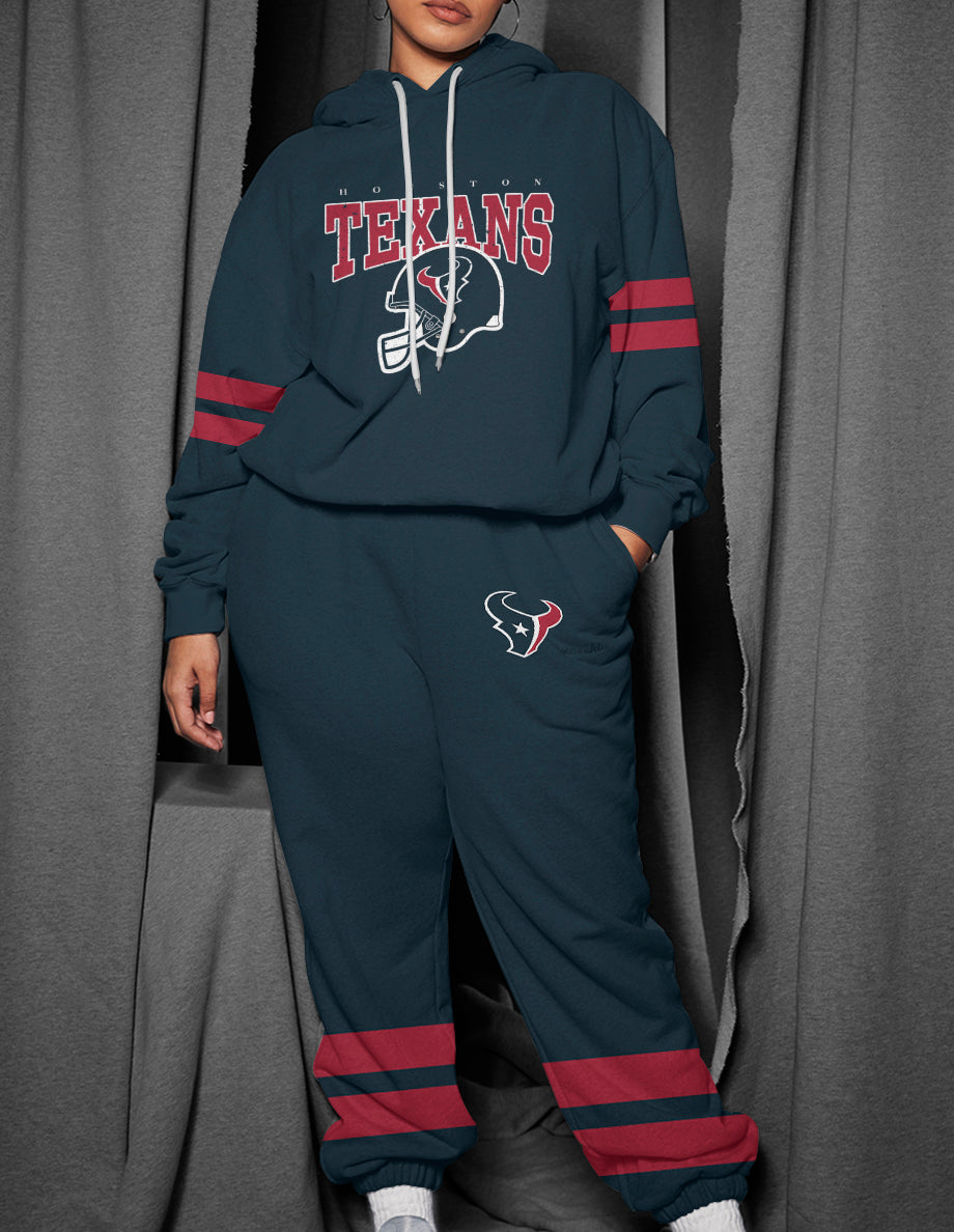 Houston Texans 3D Printed Pullover Hoodie And Sweatpant 2pcs Tracksuits