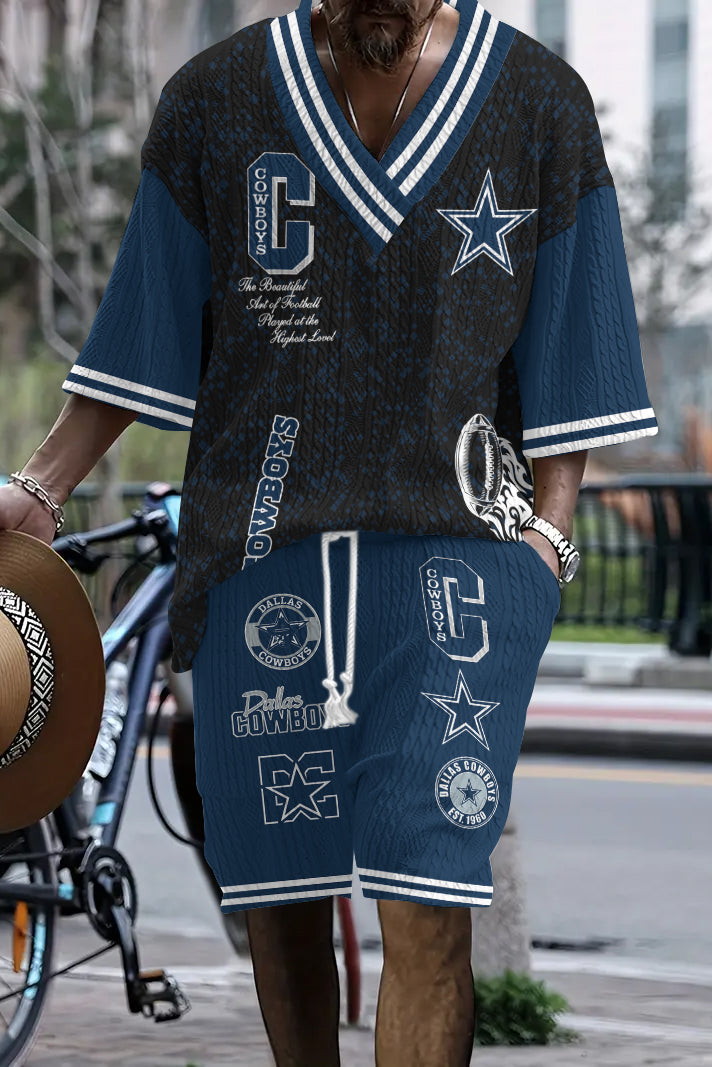 Dallas Cowboys Limited Edition Top And Shorts Two-Piece Suits