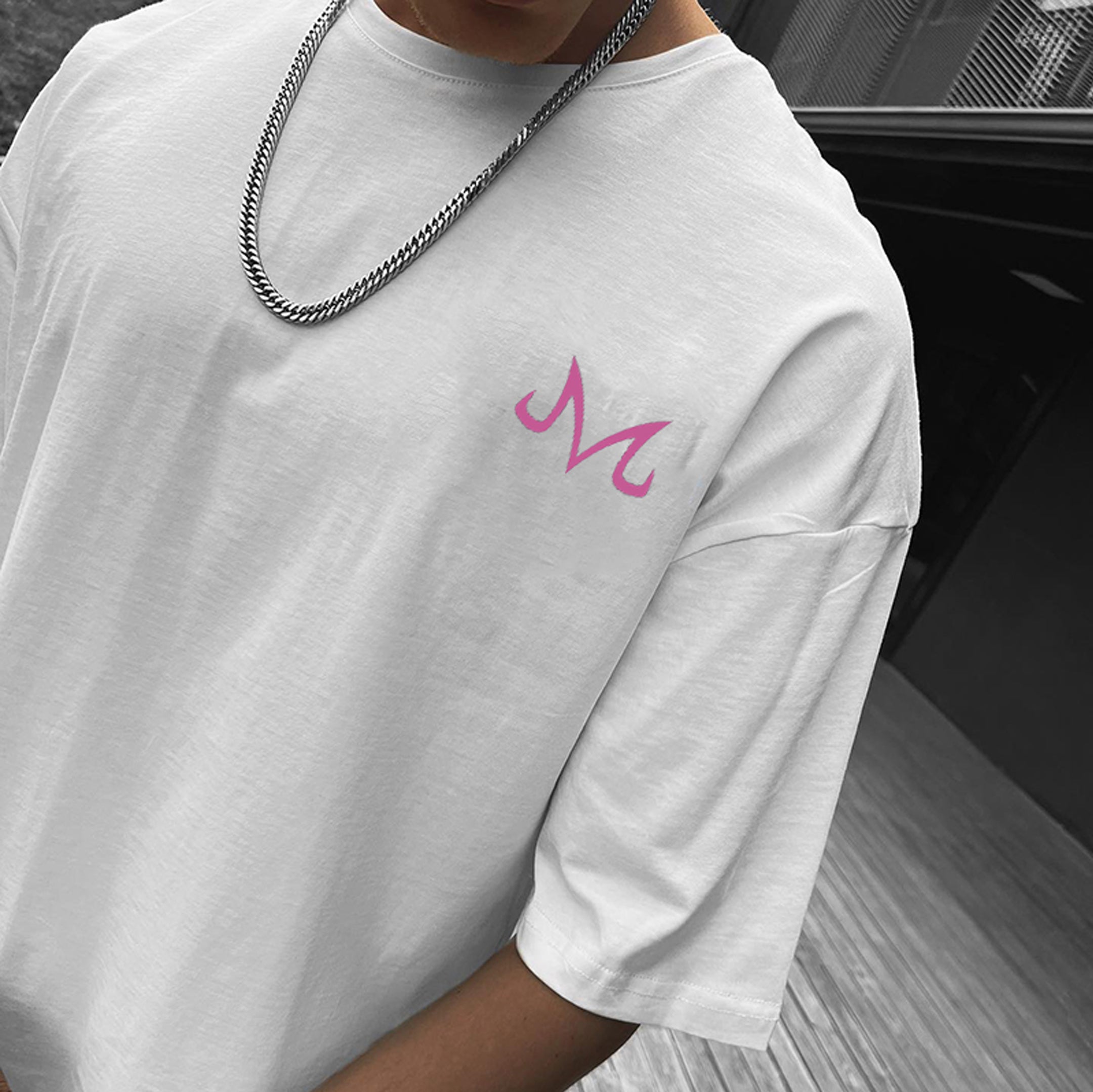 Oversize Dragon Ball Majin Buu Print Tee