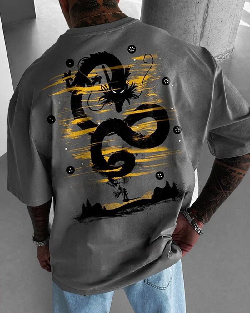 Unisex DB anime print T-shirt