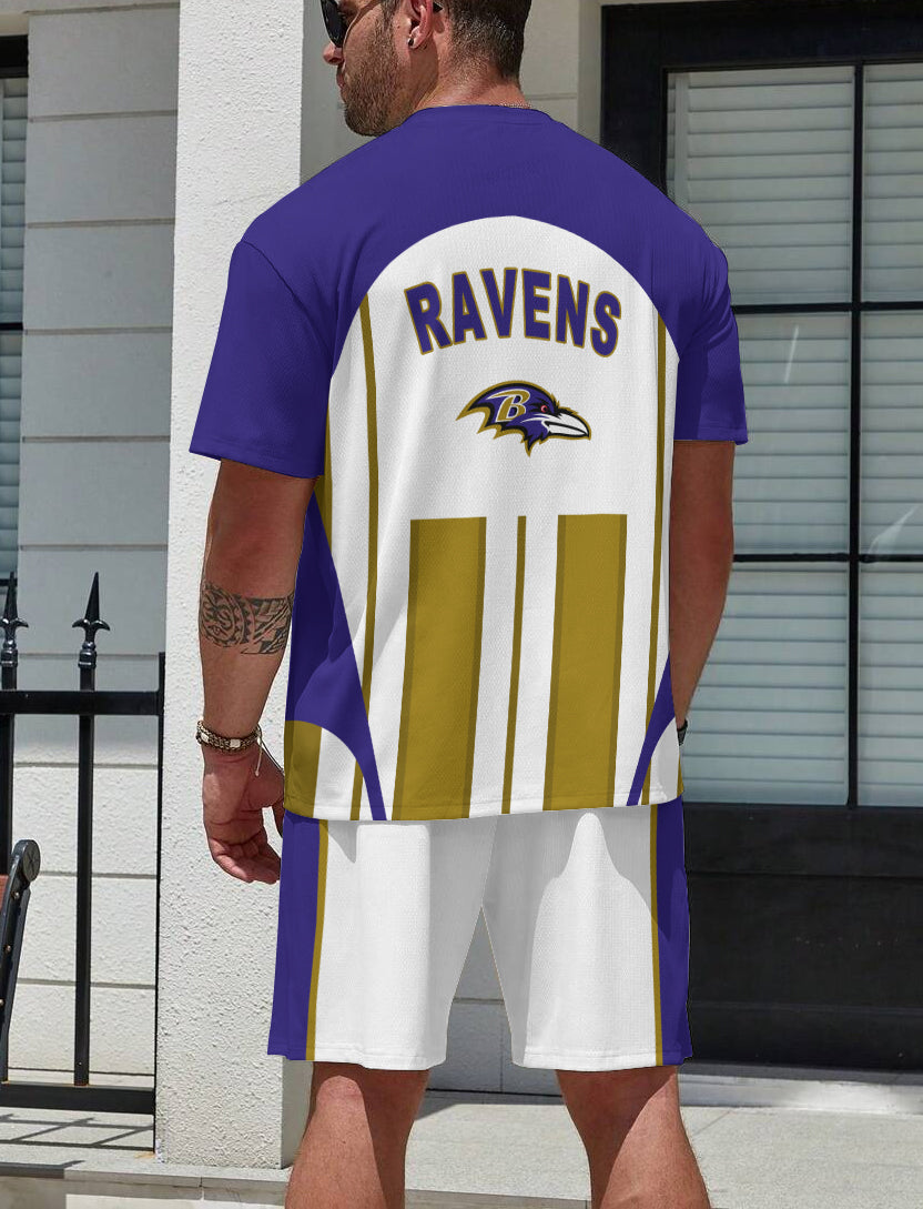 Baltimore Ravens  Limited Edition Top And Shorts Two-Piece Suits