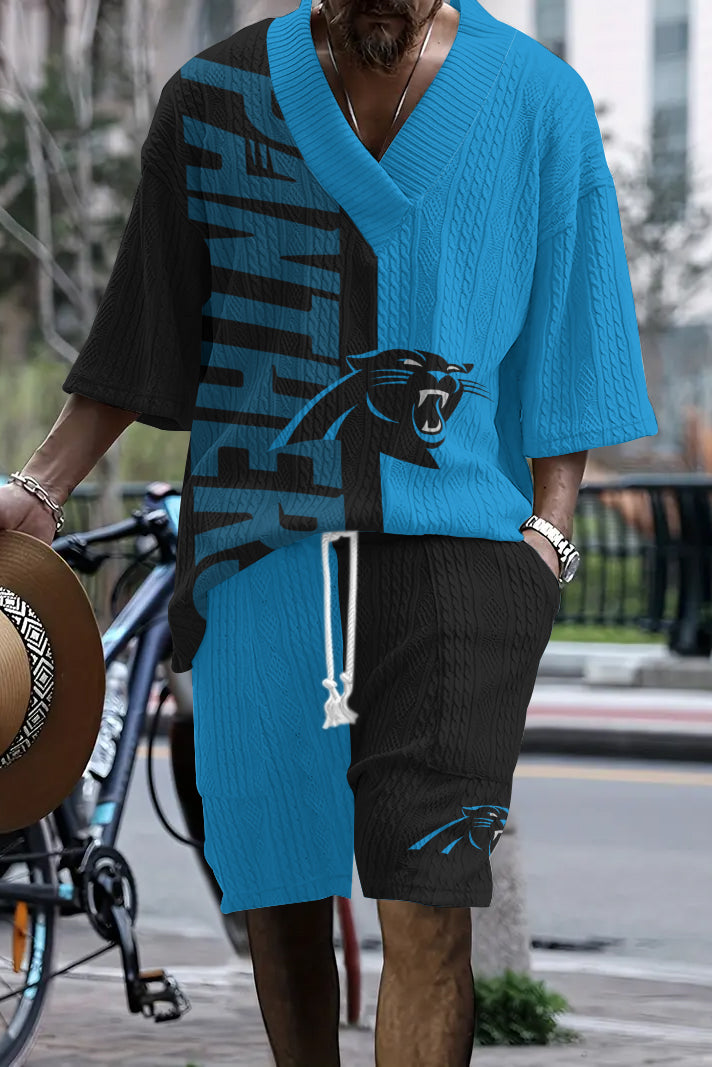 Carolina Panthers  Limited Edition Top And Shorts Two-Piece Suits