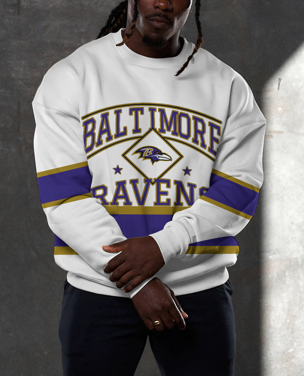 Baltimore Ravens 3D Limited Edition Crew Neck sweatshirt