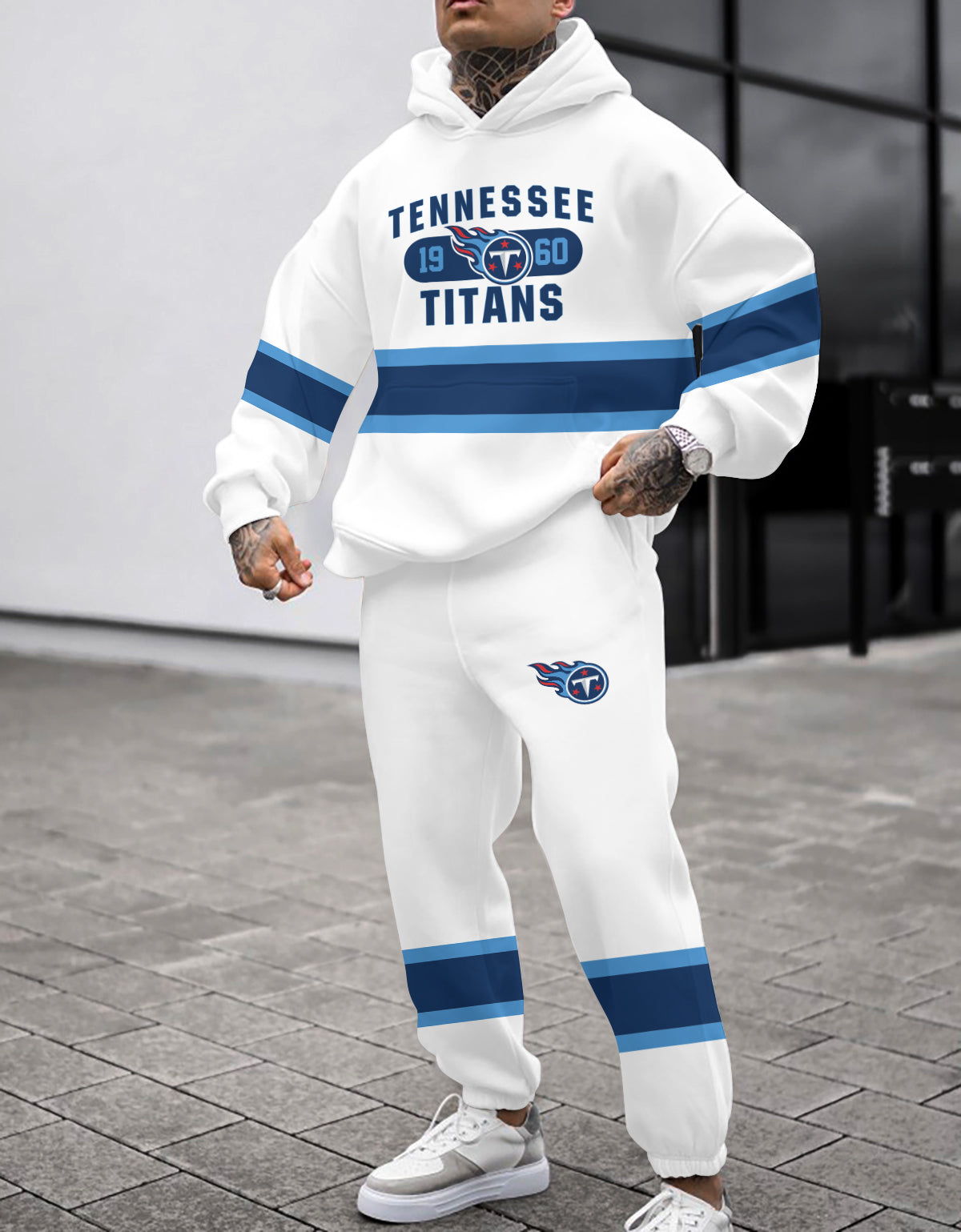 Tennessee Titans 3D Printed Pullover Hoodie And Sweatpant 2pcs Tracksuits