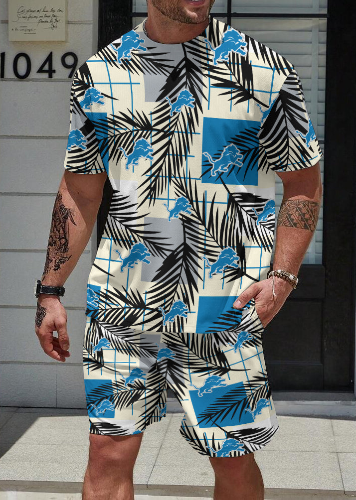 Detroit Lions Limited Edition Top And Shorts Two-Piece Suits