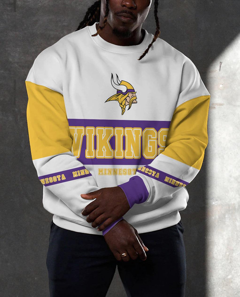 Minnesota Vikings 3D Limited Edition Crew Neck sweatshirt