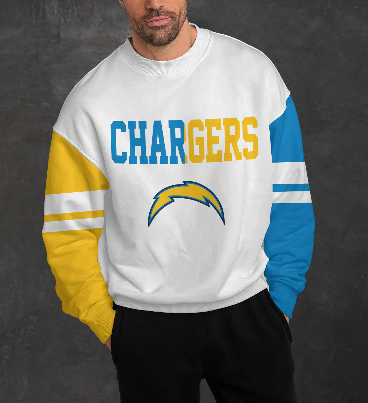 Los Angeles Chargers 3D Limited Edition Crew Neck sweatshirt