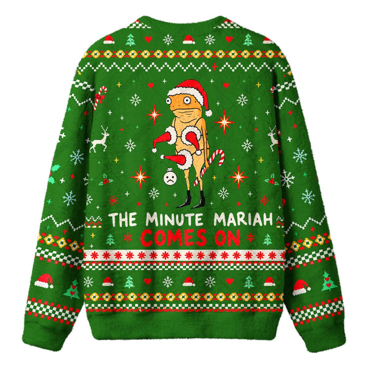 MARIAH FROG UGLY CHRISTMAS SWEATSHIRT — image 2