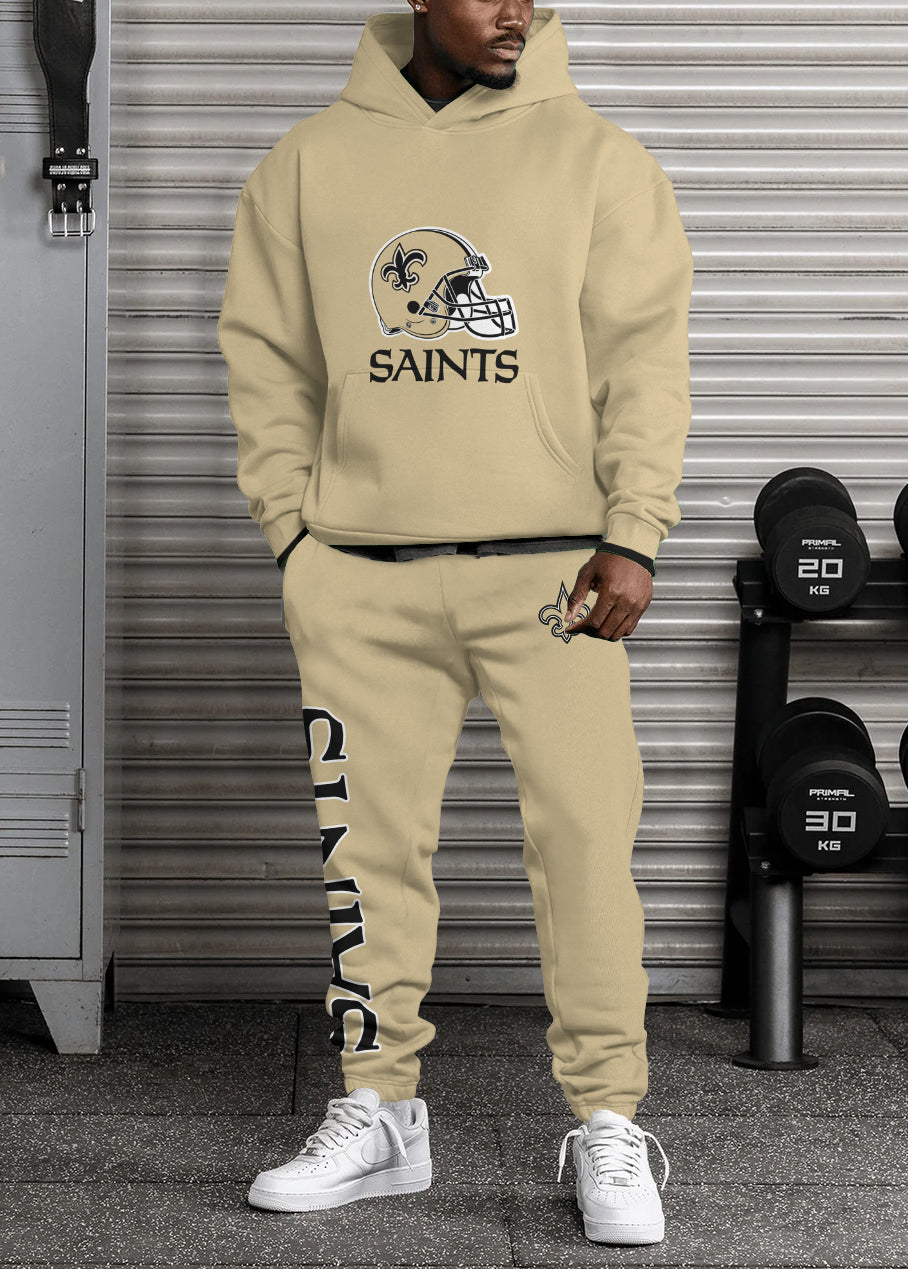 New Orleans Saints 3D Printed Pullover Hoodie And Sweatpant 2pcs Tracksuits