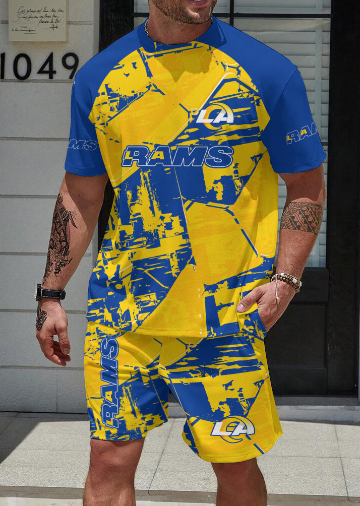 Los Angeles Rams Limited Edition Top And Shorts Two-Piece Suits