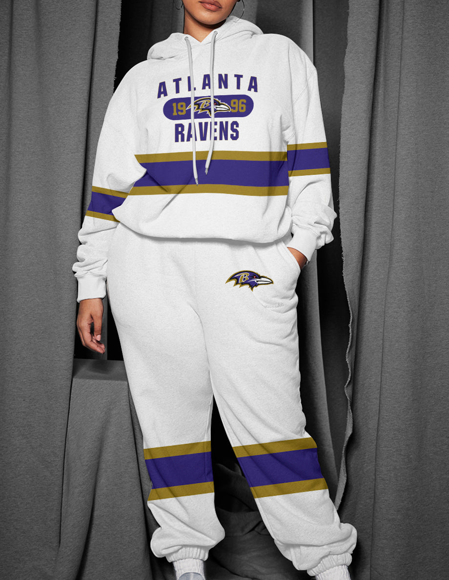 Baltimore Ravens 3D Printed Pullover Hoodie And Sweatpant 2pcs Tracksuits