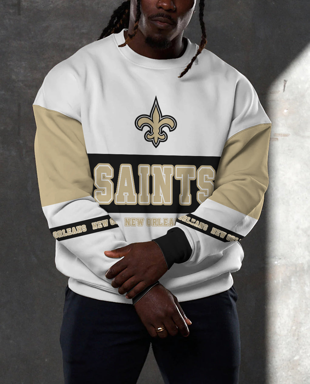 New Orleans Saints 3D Limited Edition Crew Neck sweatshirt