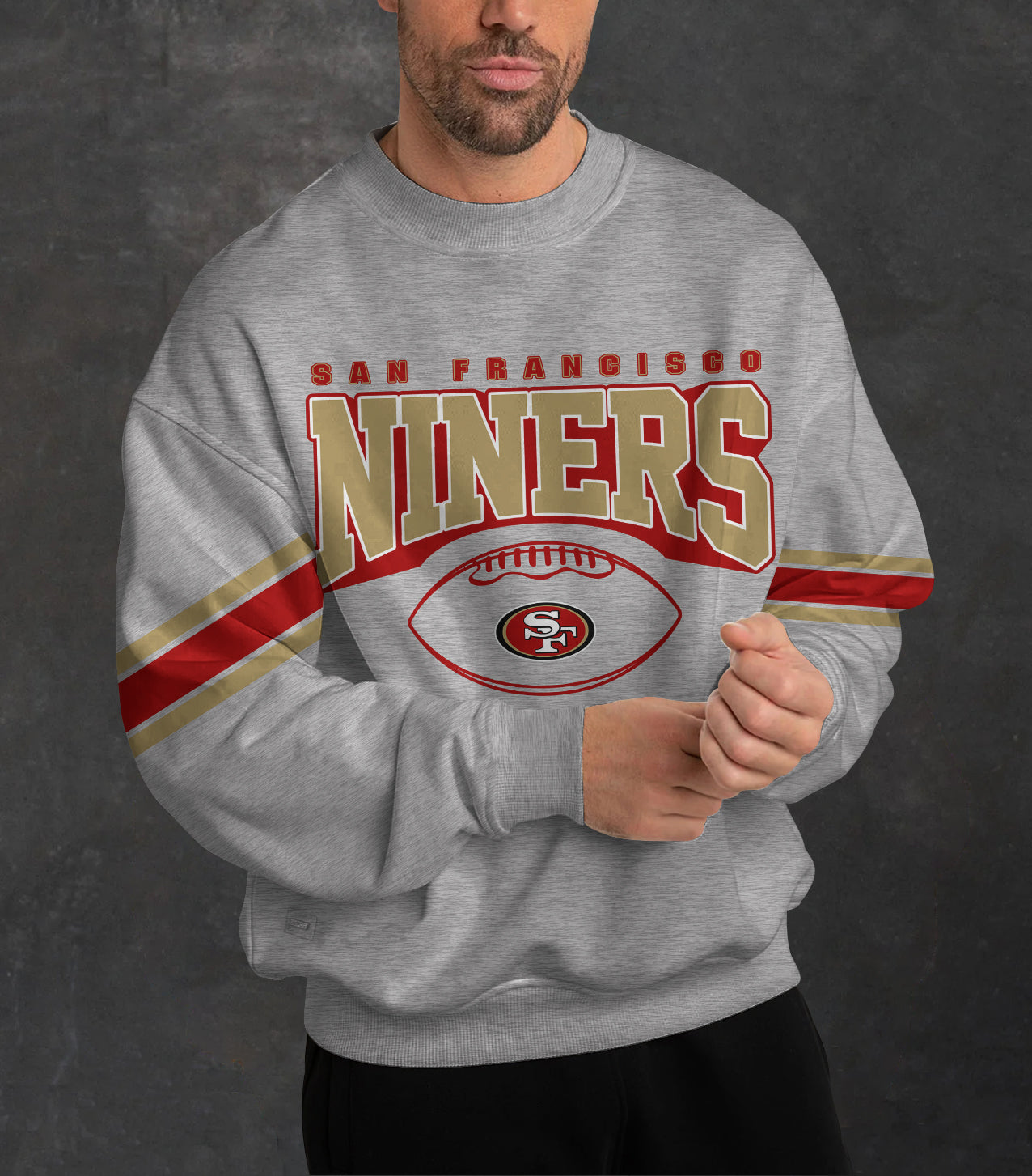 San Francisco 49ers 3D Limited Edition Crew Neck sweatshirt