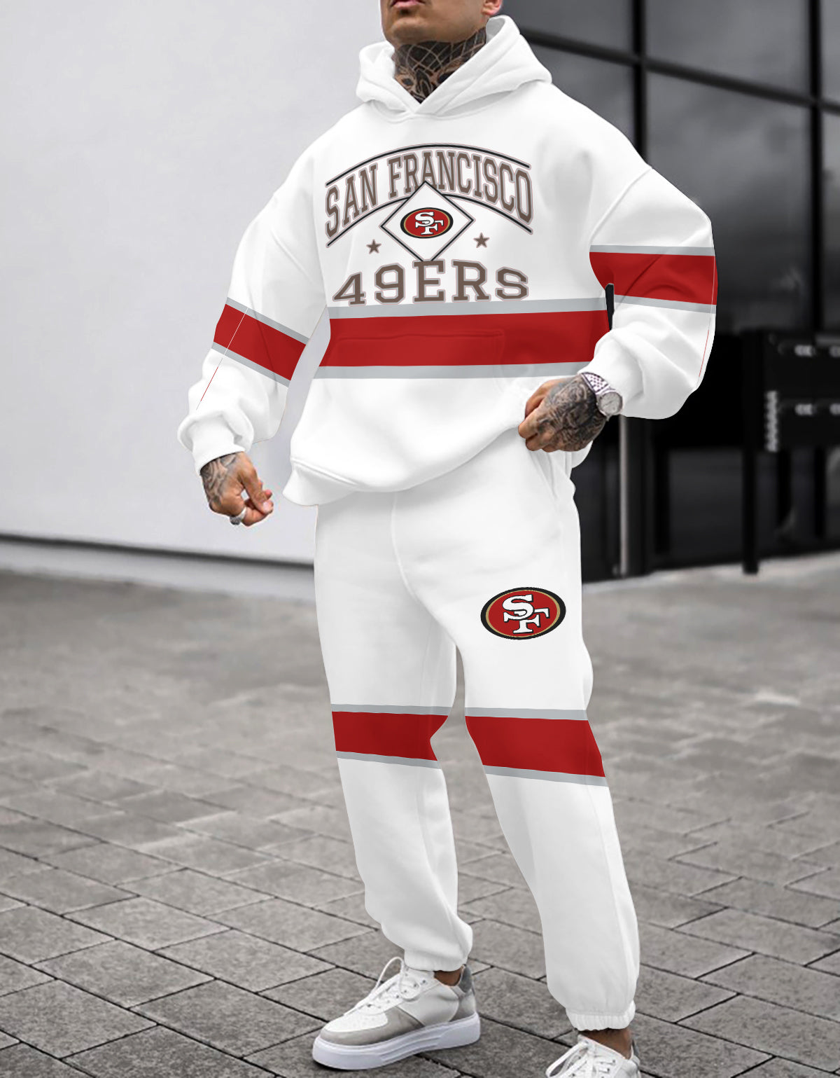 San Francisco 49ers 3D Printed Pullover Hoodie And Sweatpant 2pcs Tracksuits