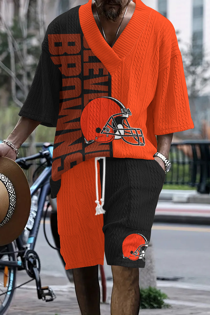 Cleveland Browns  Limited Edition Top And Shorts Two-Piece Suits