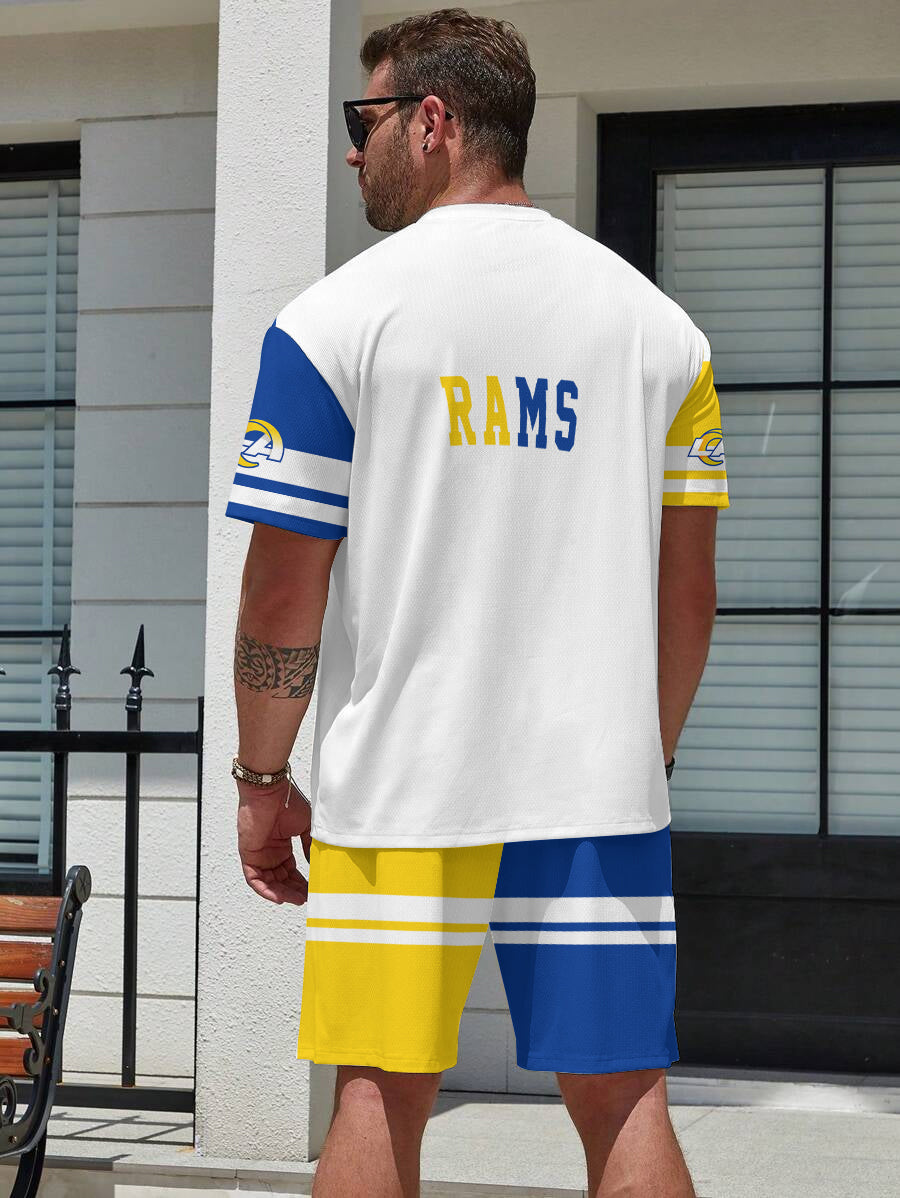 Los Angeles Rams  Limited Edition Top And Shorts Two-Piece Suits