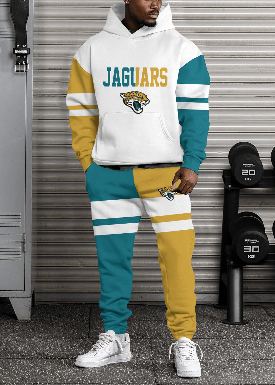Jacksonville Jaguars 3D Printed Pullover Hoodie And Sweatpant 2pcs Tracksuits