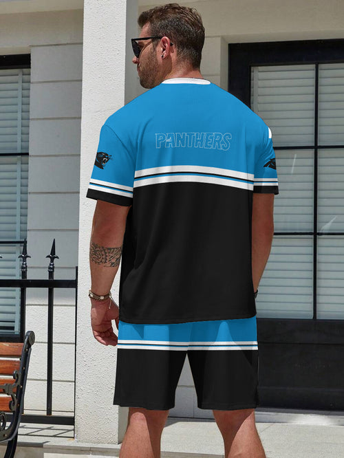 Carolina Panthers Limited Edition Top And Shorts Two-Piece Suits