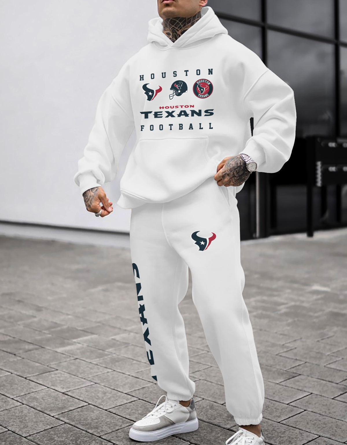 Houston Texans 3D Printed Pullover Hoodie And Sweatpant 2pcs Tracksuits