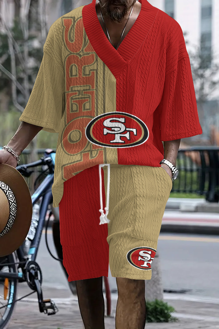 San Francisco 49ers Limited Edition Top And Shorts Two-Piece Suits